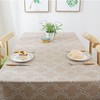 Excovip Tablecloth, Rectangle Water-Proof Table Cloths, 8-10 Seats, 60x102inches(150x259cm) Lantern