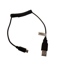 vhbw Micro-USB Kabel (USB A auf Micro USB) kompatibel mit Panasonic HC-VX870, HC-VX989, HC-VX878, HC-VX980, HC-W570 - USB Datenkabel, 100 cm Schwarz