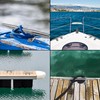 8 Inch 316 Stainless Steel Boat Cleats, Open Base Dock