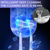 Wall Mounted Toothbrush Holder with Auto-Inductive Cover,Clean, Dry,LED Smart Screen,Electric