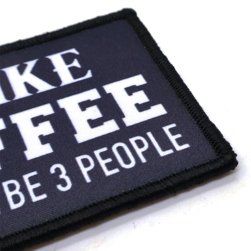 I Like Coffee and Maybe 3 People Morale Patch Funny