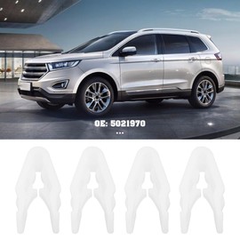 eMagTech Pack of 20 Car Tailgate Trim Clips Boot Lid Trim Clips Trim Retainer Buckle Fittings Replacement Compatible with Ford Galaxy, White