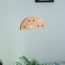 Angoily 10-Pack Wooden Pegs & Hooks for Pegboard - 3.14x0.86 Inch