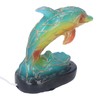 Animal Table Lamp Retro USB Plug in Decorative Resin Dolphin