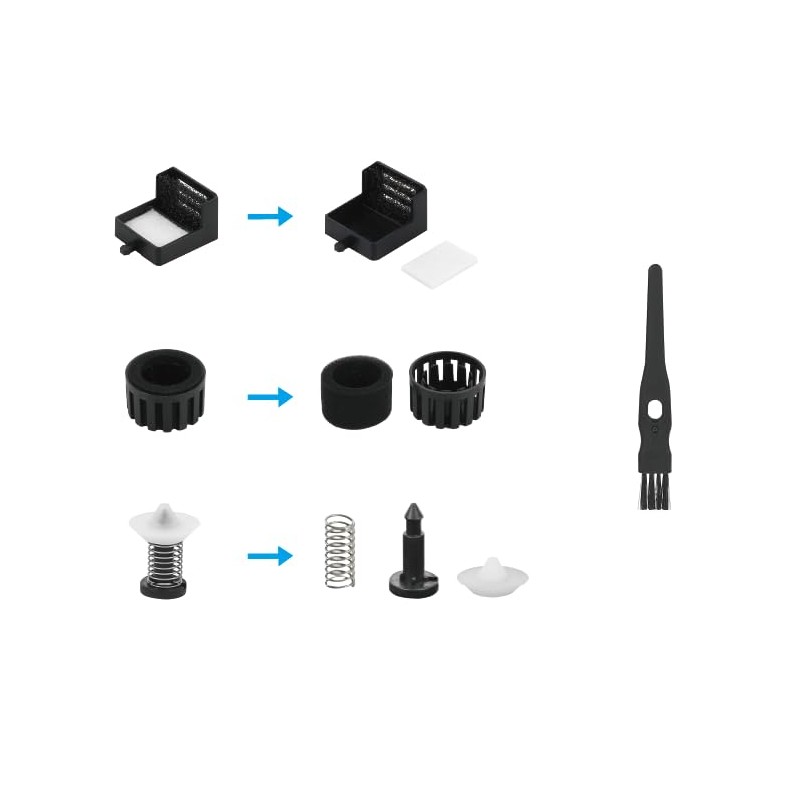 Coolfiqu 1 Pack Replacement of humidifier Accessories-Black