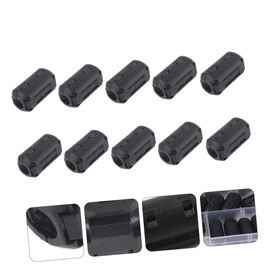 jojofuny 10pcs Noise Filter for Data Cables Removable Design Easy Install Reduces Magnetic Interference Compatible USB Audio Video Cables
