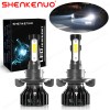 SHENKENUO H13 9008 4-Sides LED Headlight Bulbs High Low Beam