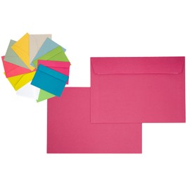Pack of 25 / 50 / 100 Envelopes Pink / Magenta / Pink DIN C6 Windowless (Pack of 25, Pink)