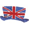 Bristol Novelty Ba908 Union Jack Sequin Bow Tie, Mens, Multicoloured,