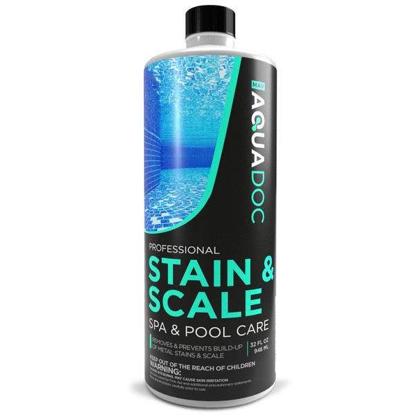 Spa Stain and Scale Control for Hot Tubs, Scale Metal
