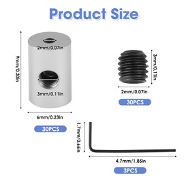 Pin Keepers Pin Locks, 30pcs Pin Backs Locking Clasp Pin Badge Backs Locking Replacement with Wrench for Insignia Name Tag Lanyards Badge(9mm x 6mm)