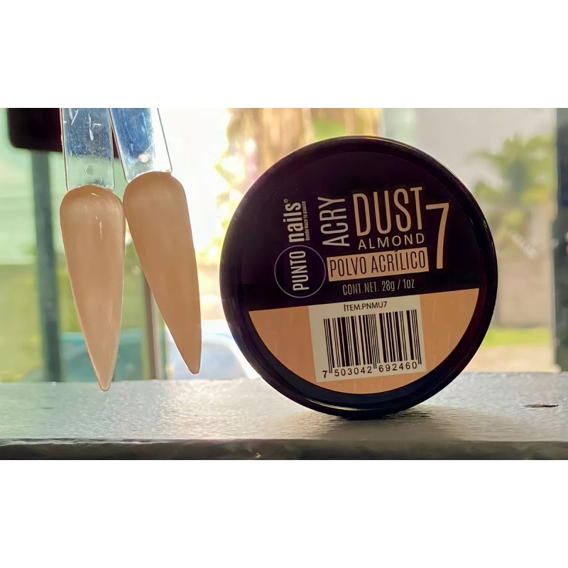 Punto Nails Polvo Acrilico Almond Punto Nails 1oz Makeup 30g