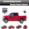 Backup Camera Night Vision and 4.3" Monitor Car Rear View