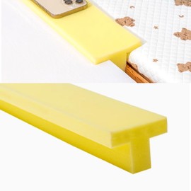 T-Shaped Bed Gap Filling for 1.2", 78.7" Long Mattress Wedge, Cuttable Foam Headboard Filler for Seams and Bed Cracks, Yellow