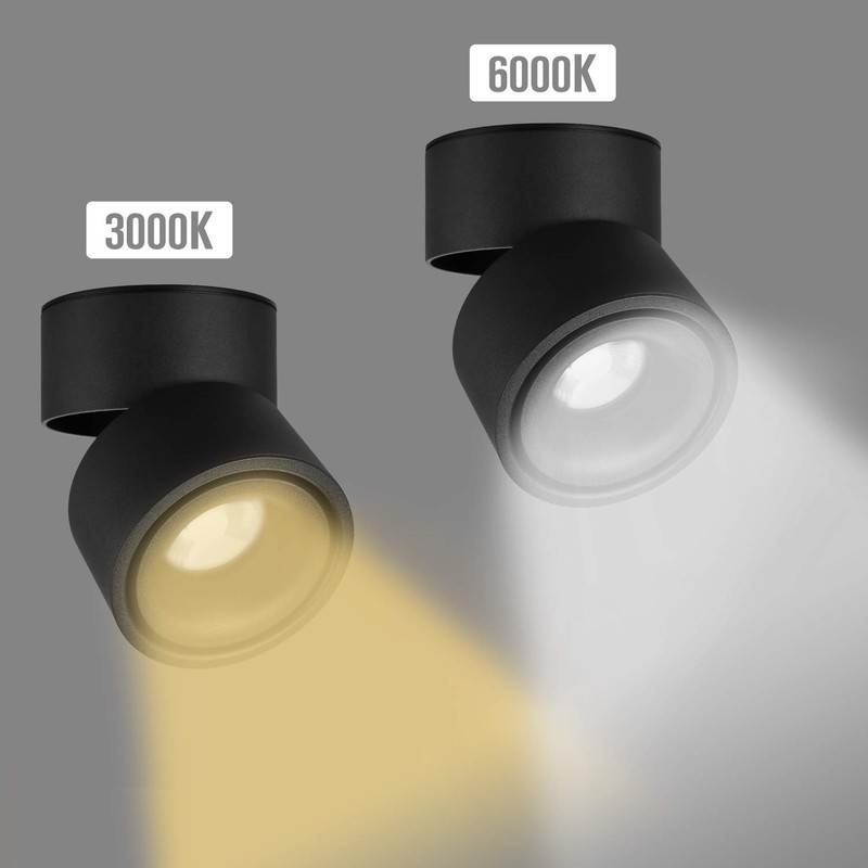 LED Ceiling Spotlight - Wall Light 360°Adjustable Ceiling Downlight COB