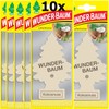 10 x Miracle Tree Coconut Air Freshener Scented Trees Coconut