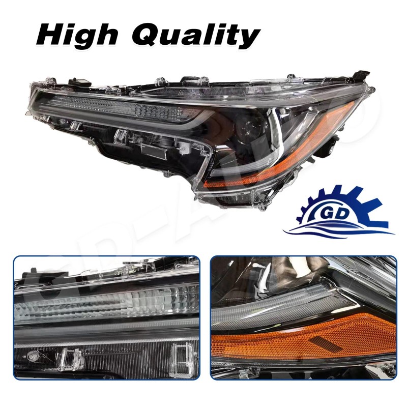 GD-AUTO For 2020 2021 2022 Toyota Corolla L LE Headlight