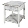 Alaterre Rustic Cottage End Table with 1 Drawer and 1