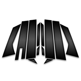 Upgrade Your Auto 12pc Carbon Fiber Pillar Post Covers for Ford Fusion 2013-2023