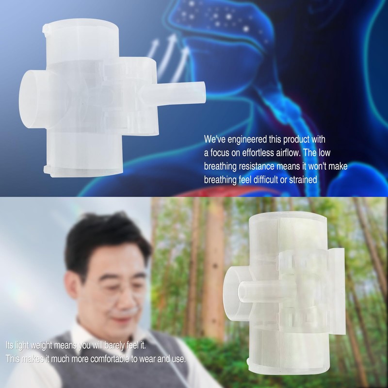 20-Pack HME 1500 T-Shape Tracheostomy Heat and Moisture Exchanger with
