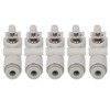 5PCS Throttle Valve Straight Through PVC Regulating Valve Pneumatic Fittings