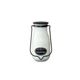 Milkhouse Candle Company, Cedarwood Cabin, Creamery Collection, Scented Soy Candle: Milkbottle Jar, 14 Ounce