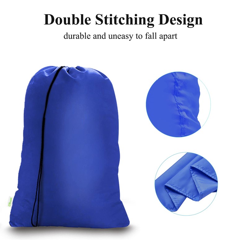 OTraki 28x45 inch Extra Large Laundry Bag 2 Pack Drawstring