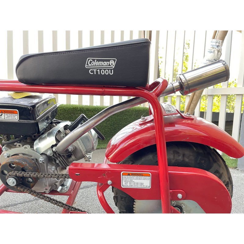 pinkhatcat Exhaust With Muffler for Coleman CT100U Mini bike