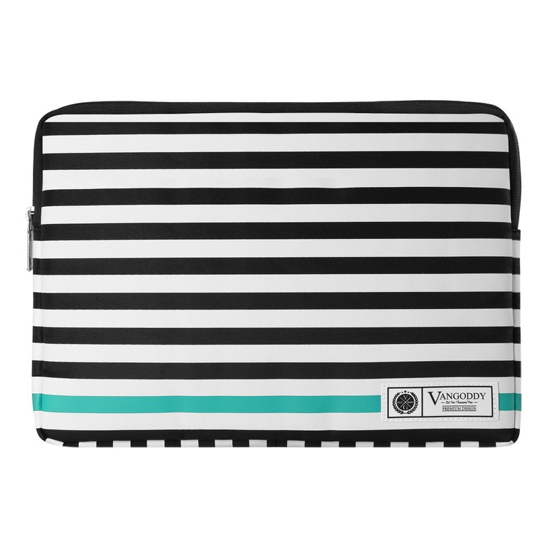 Vangoddy BEIDHA 13.3 inch Laptop Tablet Sleeve Black White Accent
