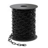 MOLIGOU 1/12" Black Metal Hanging Chain Roll, 33ft Light Duty