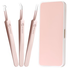 WSYUB Professional Facial Blackhead Remover Tweezers,Extractor Acne Removal, Pimple Popper Tool kit, Clip for Whiteheads, Acne Clip, Ingrown Hairs Tweezers, Blackheads Tweezers