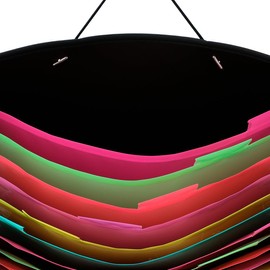 Office Depot | Archivero Expandible de Plástico con Liga y Botón | Tamaño Carta | 13 Divisiones | Negro | Organizador de documentos | Carpeta | Archivero Organizador | Carpeta Escolar