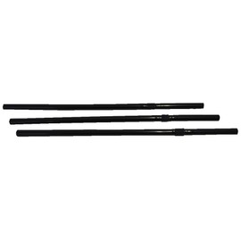 Flex Straws 32150063 Unwrapped Black Pack of 500