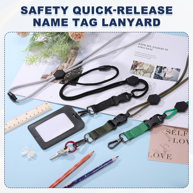 [PATIKIL] Durable Neck Strap with Safety Adjustable Buckle Metal Clip