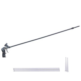 AWF PRO Spray Foam Gun 40" Long Nozzle, High Precision, Adjustable Flow Control, Adjustable Swivel Tip, Contractor-Grade Pro Applicator for Insulating Foam Sealant