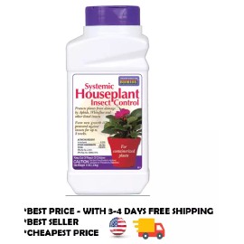 Bonide Systemic Houseplant Insect Control, 8 oz Ready-to-Use Granules for Indoor