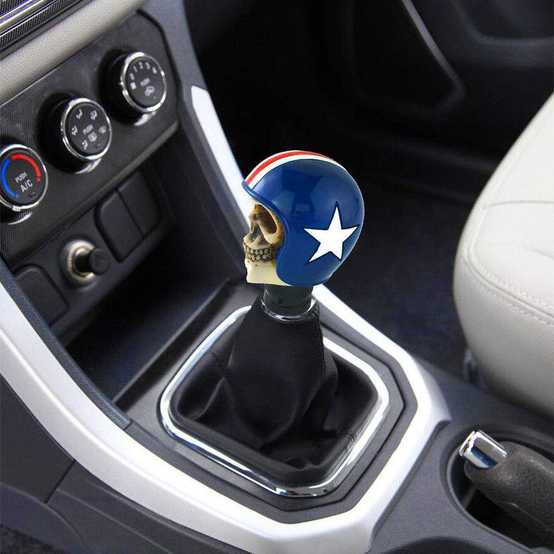 Arenbel Skull Racing Car Gear Stick Lever Shifter Knob Pilot