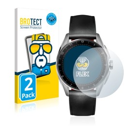 brotect 3D Curved Screen Protector compatible with TAG Heuer Connected Calibre E4 (42 mm) (2 Pack) - Full Screen Coverage