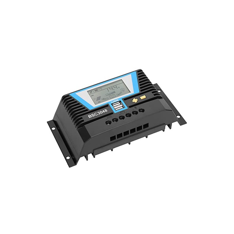 30A Solar Charge Controller BSC3048 12V/24V/36V/48V, Intelligent Detection