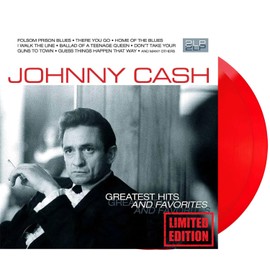 Johnny Cash Greatest Hits and Favorites Deluxe Version [Red Vinyl, Limited Edition, 2LP]