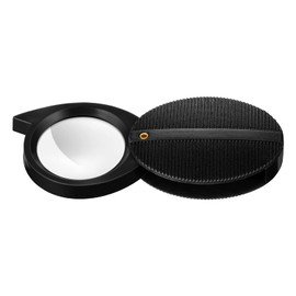 Frienda 10 Pieces 10X Folded Pocket Magnifier Mini Glass Handheld Rotating Magnifier for Reading Newspaper, Book, Magazine, Science Class, Jewelry, Hobby