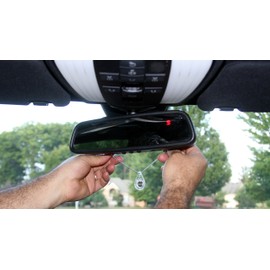 2 MirorTag Charm by JL Safety - A Novel Way to Protect, Display & Put Away a Handicap Parking Placard. Magnetically On & Off. Fits ALL mirror sizes. 2 Holders and 2 Magnet Charms included. Made in USA