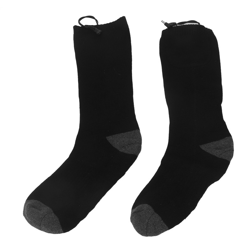 1 Pair Electric Heated Socks 3 Levels Temperature Control 2200mah