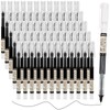 Beieverluck 60 Pieces Rollerball Pens Bulk 0.5 mm Japanese Fine