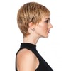 Textured Cut Capless Wig Color R435S+ Black Cherry - Hairdo