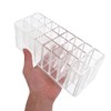 ULTECHNOVO Lipstick Organizer - 24 Grids Lipsticks Holder - Clear