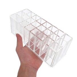 ULTECHNOVO Lipstick Organizer - 24 Grids Lipsticks Holder - Clear Acrylic Lipgloss Organizer and Storage Display Case for Lip Gloss