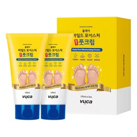 Buca All Day Mild Moisture Foot Cream, 2 packs, 1 pack, 120ml / 뷰카 올데이 마일드 모이스처 풋크림, 2개입, 1개, 120ml