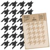 DIY Reusable Plastic Stencil // A3 A4 A5 Houndstooth -
