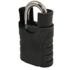 FJM Security SX-975 4-Dial Shrouded Combination Padlock With Protective Silicone